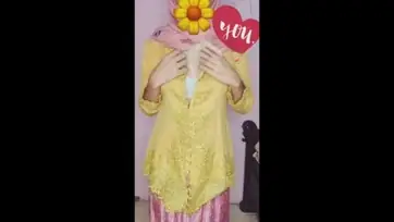 Live Hijab Kebaya Pink Ukhti Menggoda Lumer Viral Baru poster